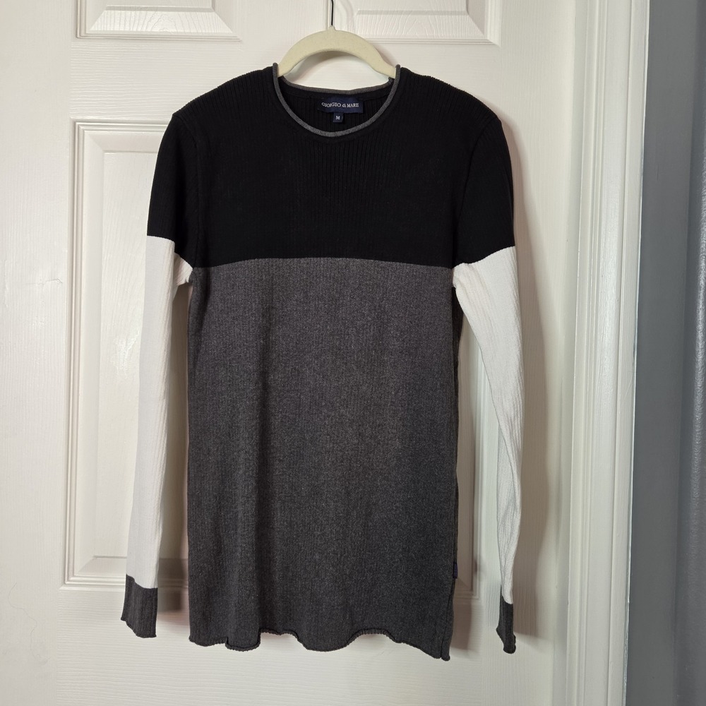 Giorgio Di Mare Yachting Collection Colorblock Pullover Preppy Semi-formal Med